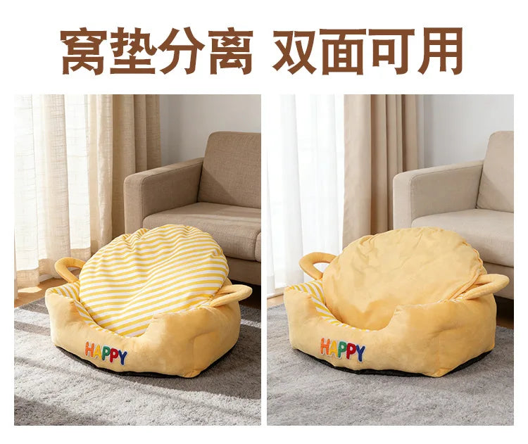 Pet Car Bed for Outdoor Use Dog Bed Safety Seat Portable Sofa Bed Sleeping Pad Dog Beds for Small Dogs Dog Accessories