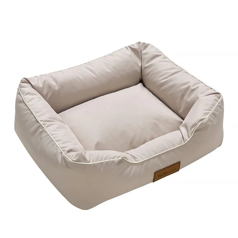 pet bed Wholesale Handmade Modern Pet Product New Top Seller Rectangle Dog Bed Removable Cat Bed House Solid Pattern Dog Calmin