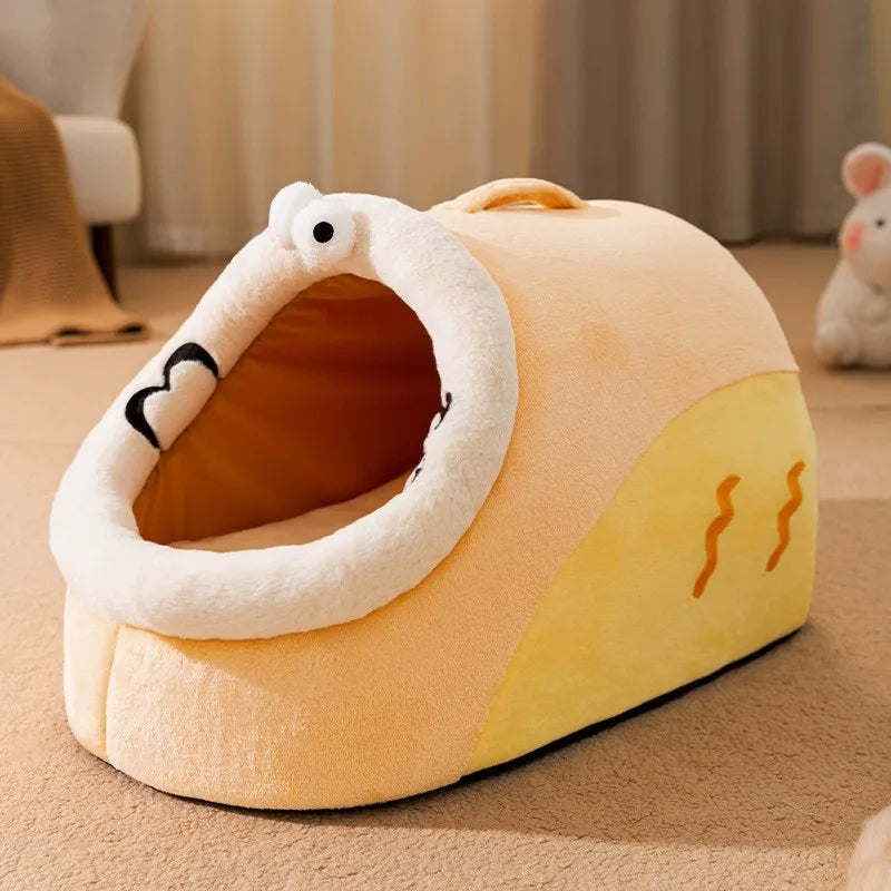 Foldable Pet House, Puppy Kennel Mat for Dogs, Animals, Cat, Kitten Nest, Small Dogs Basket, Teddy, Chihuahua Cave, Bed, 2022
