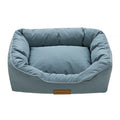 pet bed Wholesale Handmade Modern Pet Product New Top Seller Rectangle Dog Bed Removable Cat Bed House Solid Pattern Dog Calmin